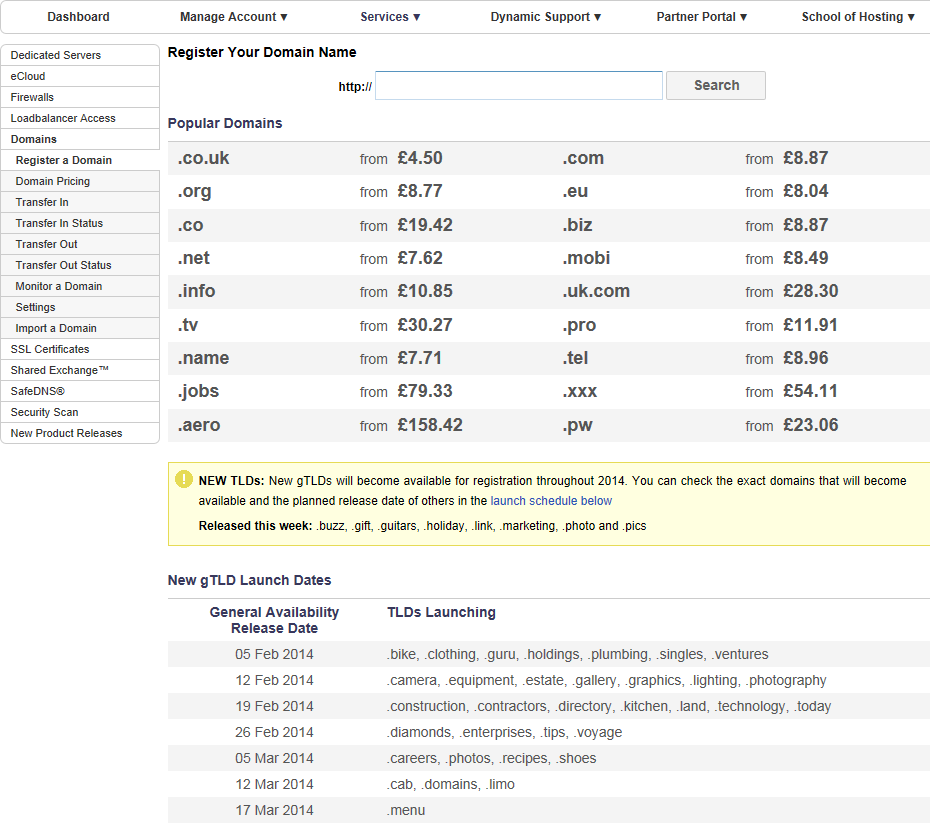 register a domain name