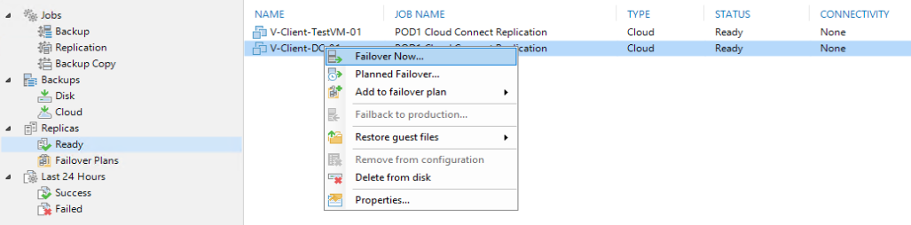 partial failover